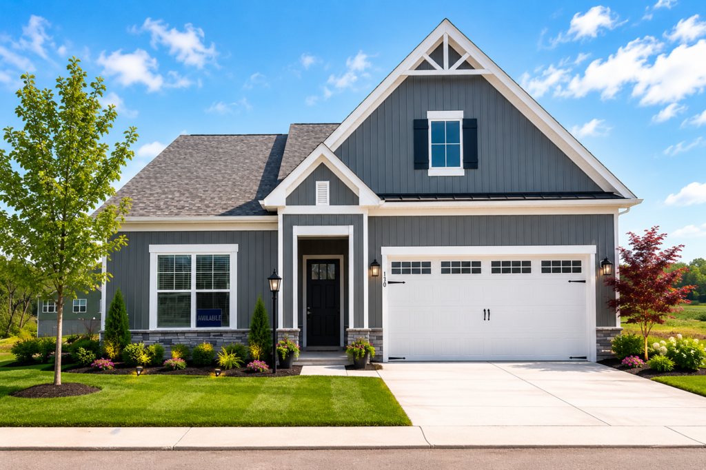 craftsman exterior of available home in adams county